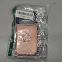 ONETOP for iPhone 17 Pro Wallet Case with Card Holder, 360° Rotation Ring Kickstand RFID Blocking PU Leather Double Magnetic Clasp Shockproof Cover for Women and Girls 6.3 Inch (Rose Gold)