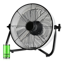 Rechargeable Battery Operated Drum Fan, Portable Outdoor Hurricane Emergency 7-47H Large Battery 12" Floor Fan Hi-Velocity Low Noise Cordless, Watching Event Camping Travel Indoor Home Patio