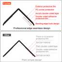 Clear Self-Adhesive Wall Corner Protectors-2 PCS of Corner Guards & Edge Protector for Baby, Furniture, Door, Tables, Cover Sharp Furniture, Easy to Install (3cmx120cm/1.18inx47.2in)