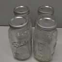 Ball Glass Mason Jars with Lids and Bands, Used for Canning, Pickling, Juice, Jam, Jelly (Quart, 32 Ounce (Pack of 4))