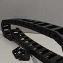 1M 18 x 25mm Plastic Open One Side Type CNC Machine Tool Cable Drag Chain Wire Carrier Black (18mm x 25mm)