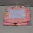 Unicorn Toddler Girl Toys Age 3-5, Colorful Magnetic Drawing Board, Learning Toy for 3 4 5 Year Old Baby, Portable Magna Kids Doodle Travel Essentials, Mess-Free Etch Sketch, Christmas Birthday Gifts (Pink)