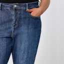 Women's Plus Size Jeans Skinny High Waisted Stretchy Ankle Jean with Pockets Tummy Control Denim Pants Trendy