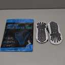 Lux Dual Grip Socks - Soccer Grip Socks for Men and Women. GripArray Performance & Comfort (Small, Black)