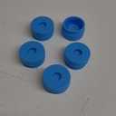 5 pcs Flexible Silicone Jug Water Bucket Lids for Jugs for Pressure Flat and Slap Mouth Buckets Replacement for Broken Caps Blue