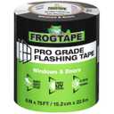 FrogTape Pro Grade Flashing Tape for Windows & Doors - All Weather & UV Resistant Flashing Tape with Advanced Acrylic Adhesive - 10 mils - 6 Inch Width - 75 Foot Roll - Black