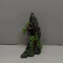 Large Fish Tank Decorations - Mountain View Aquarium Ornament with Tree House Cave Bridge,Mountain E