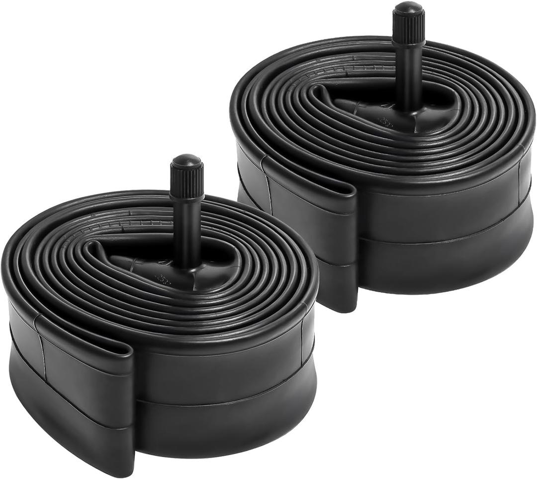 2-PCS 20" Bike Tubes 20x1.75/2.125 Schrader Valve 20" Bicycle Tubes Compatible with 20x1.75 20x1.90 20x1.95 20x2.0 20x2.10 20x2.125 Bike Bicycle Tire Tubes