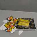 Gueevin 150 Set Halloween Trick or Treat Cellophane Treat Bags Candy Cookie Goodie Cello Bags Bulk with Twist Ties Gift Cards for Party Favor Supplies