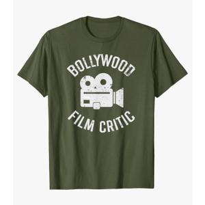 Bollywood Movie Critic Funny Indian Hindi Movie Cinema Fan T-Shirt - Large