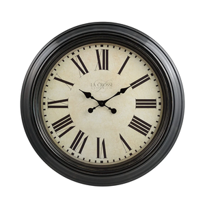 La Crosse Clock 404-2658 23-Inch Maxwell Quartz Wall Clock