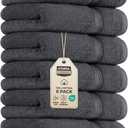 Utopia Towels 6 Pack Premium Hand Towels Set, 16 by 28 inches, 100% Ring Spun Cotton, Ultra Soft and Highly Absorbent 600GSM Towels for Bathroom, Gym, Shower, Hotel, and Spa, Grey