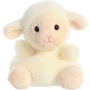 Aurora Adorable Palm Pals Woolly Lamb Stuffed Animal - Fun Collectible Plush for Kids and Adult Collectors - Perfect for Decorating Rooms and Birthday Gifts - White 4.5 Inches