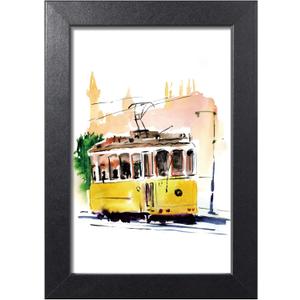 Annecy 4x6 Picture Frames (1 Pack, Black), Simple Designed Photo Frame, For Pictures 4x6 for Wall Mounting, Classic Simple Home Office Decor
