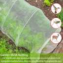 2 Pcs Ultra Fine Garden Mesh Netting, 6.6 x 9.9FT Bird Pest Screen Barrier Netting, Thicken Plant Covers Protect Plant Fruits Flower Vegetable Blueberry Bushes Health Growing