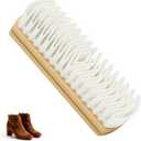 Suede Shoe Brush and Eraser Set, 2025 New Suede Cleaning Brush for Shoes, Bags, Jackets, and Sofas, Wooden Handle Suede Shoe Cleaner, Soft Brush and Stain Eraser for Easy Care (1 Pack)