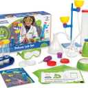 Learning Resources Primary Science Deluxe Lab Set - 45 Pieces, Ages 3+ Preschool Science Kit, STEM Toys, Science Experiments for Kids, Preschool Learning Toys (Multicolor)