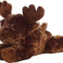 Aurora Adorable Mini Flopsie Maxamoose Stuffed Animal - Playful Ease - Timeless Companions - Brown 8 Inches