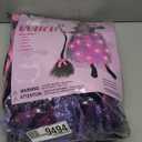 Spooktacular Creations Witch Costume Kids, Light Up Halloween Costumes Witch Dress with Hat and Broom for Girls, Sweet Wizard Set for Toddler Scary Halloween Themed Parties, Pink, 3T