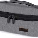 Gloppie Small Lunch Bag, Mini Lunch Box for Adults & Kids - CPC Certified, Food-Grade Lining | Portable Cooler for Work, School, Travel, (Grey) (Gray)