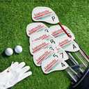 Lashonda Iron Golf HeadcoversPremium Club Head CoversLightweight Waterproof & DustproofReinforced Durable DesignNon-Slip BuckleCompatible with Iron Sets