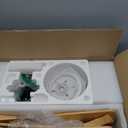 48 Inch Smart Flush Mount Ceiling Fan with Lights and Remote, Low Profile
