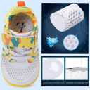 L-RUN Barefoot Skin Shoes for Sports Sneakers for Kids Girls Boys Tennis Shoes Athletic Sneakers White M US 5-5.5 Toddler (White)