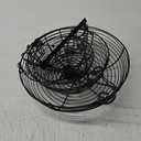 HULISEN 3 Tier Hanging Fruit Basket with Banana Hook, Heavy Duty Wire Hanging Baskets for Kitchen Storage, 36 Inch Hanging Vegetable Produce Basket Organizer (Including Installation Bracket)