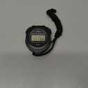 Sports Stopwatch Timer, Single Lap Split Digital Stop Watch for Sports Kids Coaches Swimming Running, Black