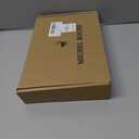 MICHEL ROUEN Golf Shirts for Men Short Sleeve Lightweight Quick Dry Pin Striped Casual Collared Polo Shirts (L)