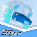 Arch Support Orthotics Insole Plantar Fasciitis Relief Flat Feet para Heel Pain overpronation Inserts Men Women 220+ lbs Walk Standing All Day Work Boot Shoe Insoles (Men 12-12 1/2 | Women 13-13 1/2)