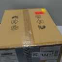 Ayaoty Ceiling Fans with Lights, 48 inch Low Profile Ceiling Fan with Light and Remote Control, Flush Mount RGB Dimmable Light, Noiseless, Black Ceiling Fan for Bedroom Indoor/Outdoor Use