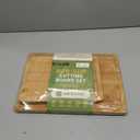 Bamboo Cutting Board Set Non Slip Feet Over Sink Kitchen Gadgets Seller 2024 First Apartment Essentials New Home Must Haves Things Stuff Accessories House Warming Decor Housewarming Hostess Host Gifts (3-Piece, Natural)