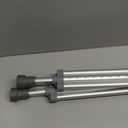 Medline Aluminum Crutches for Kids, Adults & Seniors, Walking Aid, 300 LB Weight Capacity,1 Pair, Fitting 5'2" - 5'10"