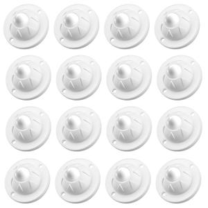 PlusRoc 16 Pack Self Adhesive Caster Wheels for Appliance, Load Capacity 14LBS Per Wheel, Mini Swivel Wheels Sliders Roller for Stand Mixers Air Fryers