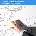 HAMIGAR Whiteboard Sticker for Wall 36" x 157" Dry Erase Board Large Wallpaper Peel and Stick, White Board Stick on Wall, Contact Paper Adhesive Poster Board Whiteboard with 1 Marker