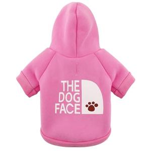 Paiaite Pink Chihuahua Dog Hoodie: Keep Your Pup Warm and Stylish with a 'The Dog Face' Printed Sweatshirt Pet Clothes, and Sweater Coat All in One Perfect for Winter and Cool Summer Nights! Pink XS