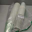 100 Pcs Sage Green Paper Cups 9oz Disposable Coffee Paper Cups Gradient Green Party Cups Birthday Bridal Shower Beverage Drinking Cups for Wedding Picnic St Patricks Tea Party Supplies