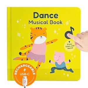 Cali's Books Dance to Classical Music - Children's Music Book for Boys & Girls - Educational & Interactive Sound Book for Babies & Toddlers Ages 2 -4 - Musical Birthday Gifts for Kids