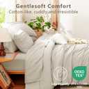 CozyLux Queen Comforter Set Beige, 7 Pieces Soft Pinch Pleat Bed in a Bag Queen Comforter Set with Sheets, Boho Bed Set with Down Alternative Comforter, Sheets, Pillowcases & Shams