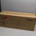 wurzee 60 inch Ceiling Fan with Light, White Flush Mount Ceiling Fan 6 Speeds DC Reversible Motor, 5 Blades, Timing, Dimmable, Memory Function for Bedroom, Kitchen, Patios