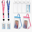 Teling 8 Pcs Cruise Ship Essentials Kit Include 2 Lanyards Ship Cards 4 Cruise Luggage Tags and 2 Waterproof Phone Pouch