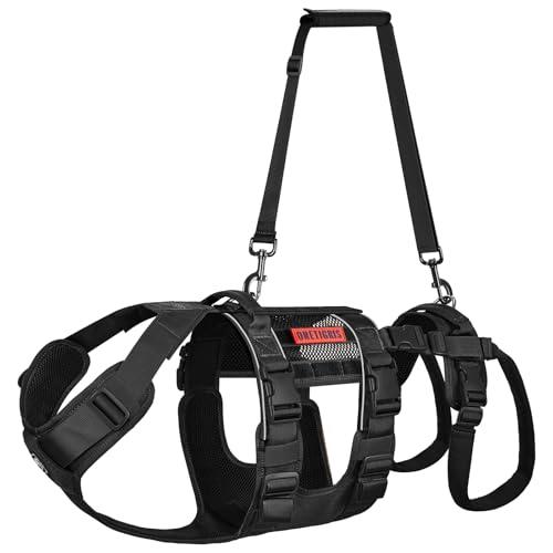 OneTigris Breathable Dog Lift Harness for Large Medium Sized Dogs, Dog Sing for Large Dogs Hind Leg, Dog Hip Support Brace Front Leg Support Vrace Medium OneTigris Breathable Dog Lift Harness for Large Medium Sized Dogs, Dog Sing for Large Dogs Hind Leg, Dog Hip Support Brace Front Leg Support Vrace Medium