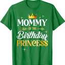 Mommy of The Birthday Princess Girl Party Matching Family TShirt S