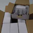 Ravinte 6 Pack Heavy Duty Door Lever Door Lock Square Door Handle Right Left Handing Lever Set Matte Black Finish Privacy Door Levers for Bed and Bath Room Keyless Interior Handles Door Lock Set