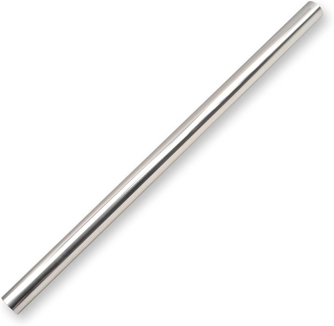 FGJQEFG 2 Inch Straight DIY Custom Mandrel Exhaust Pipe Tube Pipe, 40 Inch Length, 2'' OD Mandrel Straight Pipe, T304 Stainless Steel, Universal Fitment - 1PC