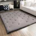 Japanese Futon Mattress Full Size, Japanese Style Floor Mattress for Adults, Foldable Floor Sleeping Mattress Pad, Tatami Mat, 54x80 inches