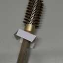 AIMIKE Round Brush, 1.3 Inch Barrel, Nano Thermal Ceramic & Ionic Tech, Boar Bristles, for Blow Drying, Styling, Curling and Shine, Gold + 4 Clips