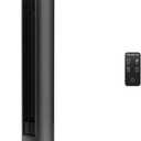 Rowenta, Tower Fan, Fresh 180 Oscillating Fan, Quiet Floor Fan for Bedroom, 3 Speeds, Powerful Cooling 40 Inch Standing Fan, Black, Indoor, VU6661