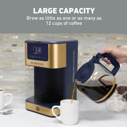 Westbend Timeless 12 Cup Coffee Maker Blue